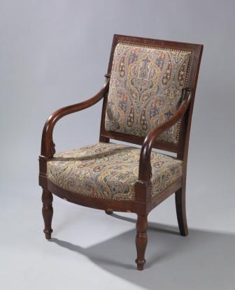 Fauteuil_acajou_Louis Philippe